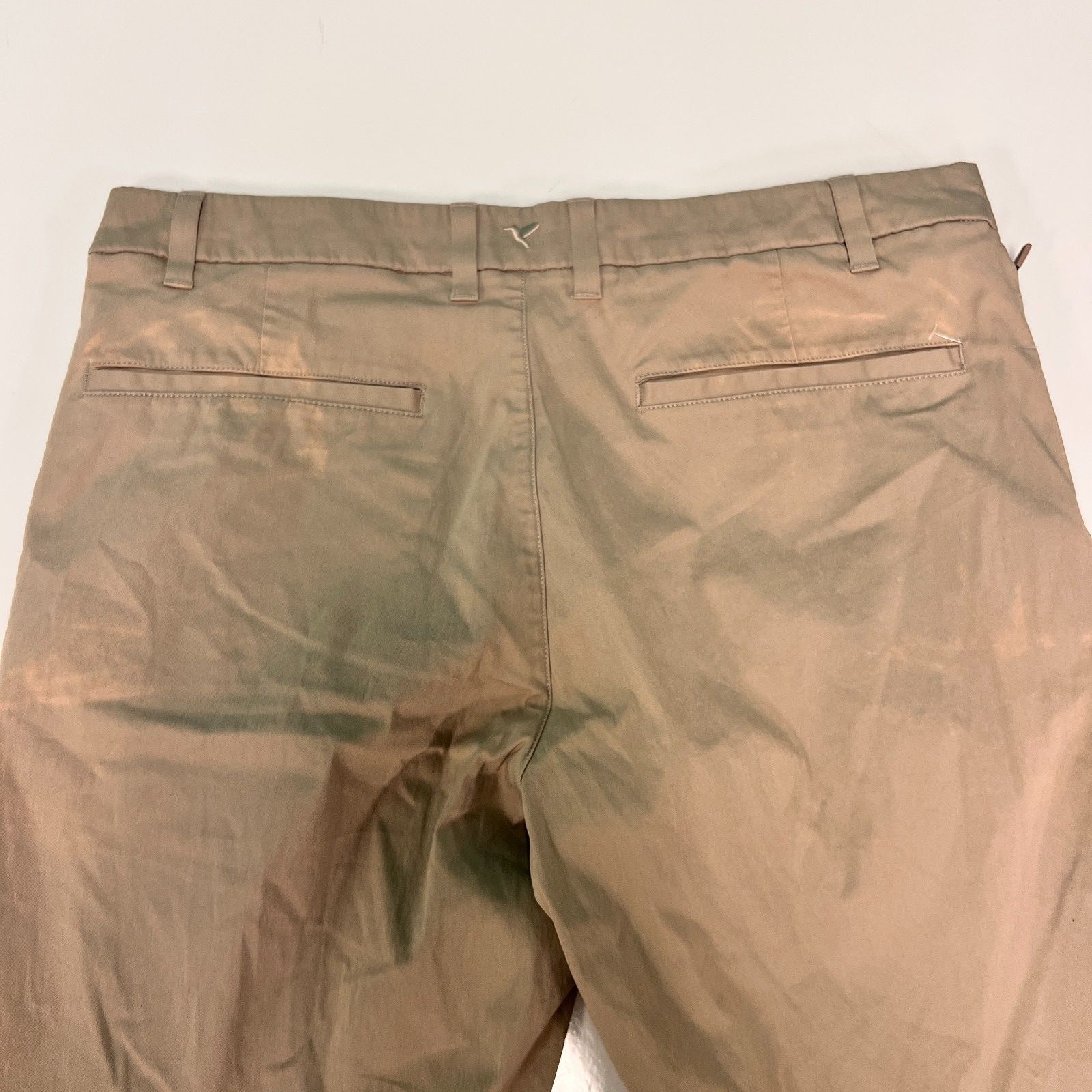 Birddogs Pants Mens 36x34 Khaki Tan Stretch Chino Zip Pocket — image 8 of 8
